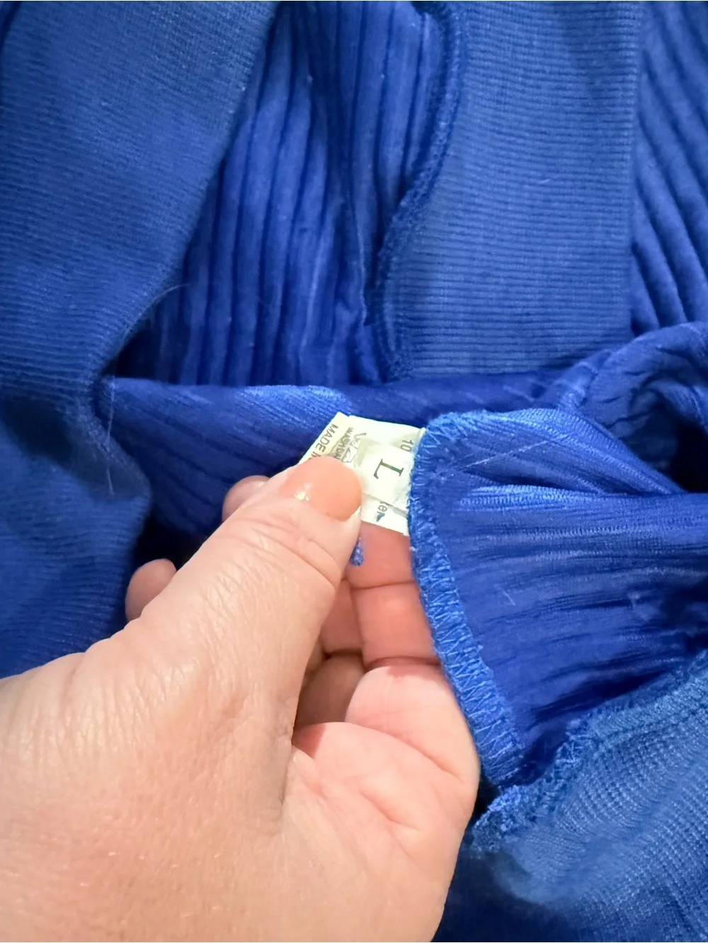 Lululemon Ribbed Oversized Hoodie Blue Size L Kangaroo Pocket